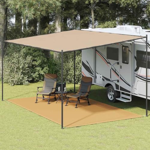 LAPOOH Alfombra para Tienda de campaña HDPE Arena 300x600 cm, Lona Suelo Camping, Suelo Camping Exterior, Toldo Camping, Esterillas Camping, Lonas para Toldos - 4002302