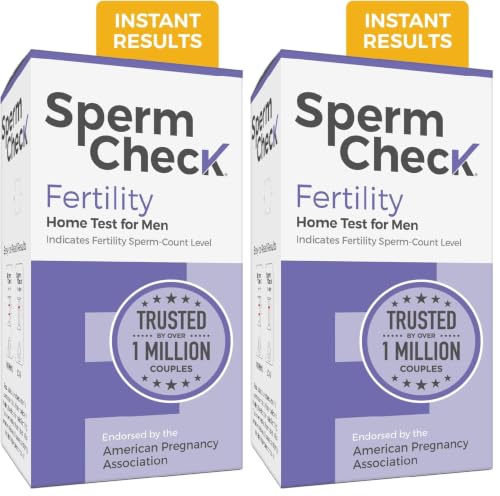 Image of SpermCheck Fertility Sperm Count Test for Men, at Home Sperm Test, Easy to Read Results, Over 98% Accurate (Pack of 2)