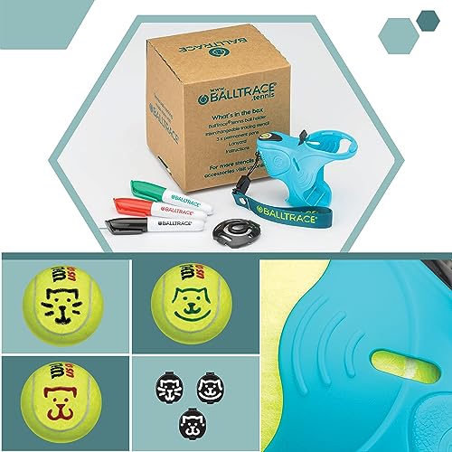 BallTrace Blue Tennis Ball Marker - Image 2