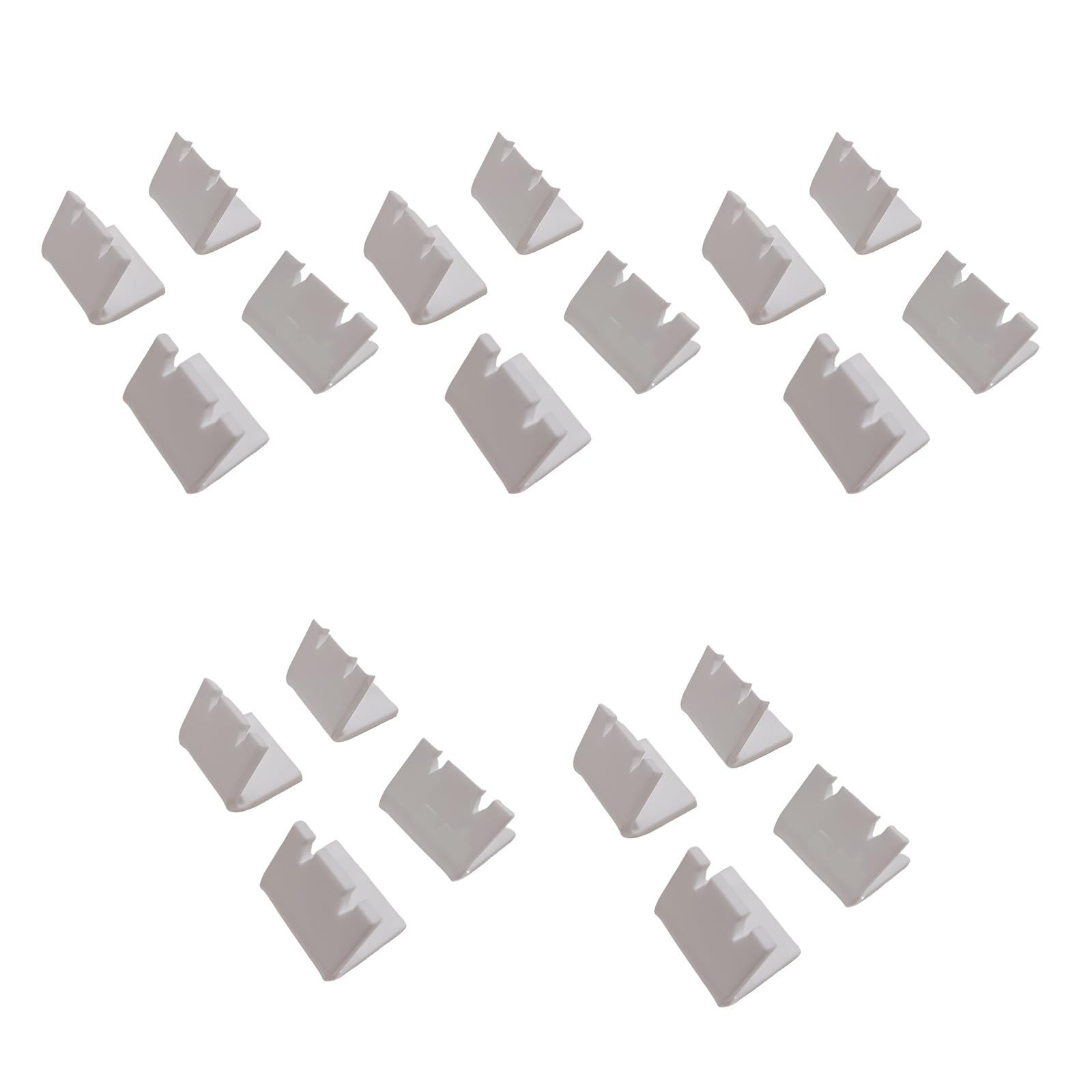 Nucelit 20pcs White Acrylic Earring Organizers Stand Stylish and Sturdy for Home or Store Jewelry Accessories Display Racks Retail Earring Display