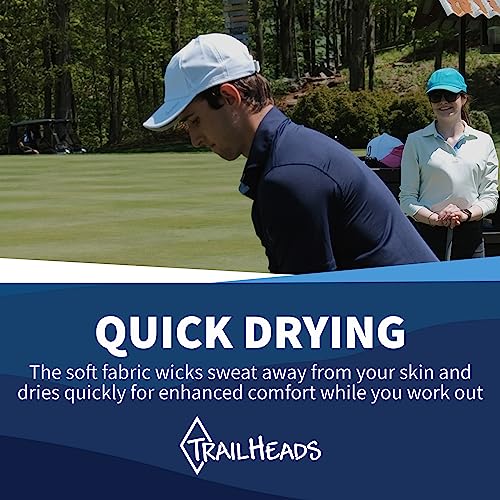 Image of TrailHeads Men's Running Hat with UV Protection | Quick Dry Sports Hats for Men | UPF 50 Hats | Summer Hats for Men