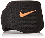 Nike Strength Training Belt, Small, Black/Total Crimson
