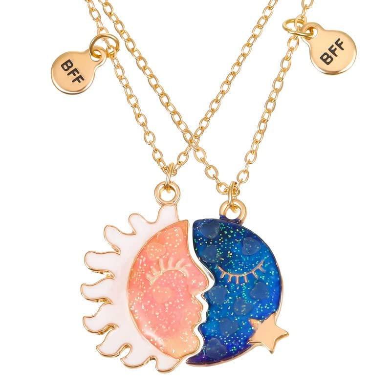 See full amazon price history chart for El Regalo Set of 2-Luminous Magnet Necklace-Sun Moon Star Magnetic Necklace-Friendship Necklace for 2-Glow In The Dark-Partners Necklace-BFF Gift For girls El Regalo Set of 2-Luminous Magnet Necklace-Sun Moon Star Magnetic Necklace-Friendship Necklace for 2-Glow In The Dark-Partners Necklace-BFF Gift For girls (B0B2RC7RNW) Amazon Price History, Amazon Price Tracker