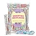 CrazyOutlet Smarties Hard Candy Necklaces, Gluten-Free, Fruit Flavor, Pastel Color Accessories, Individually Wrapped, 40 Count, 2 Lbs