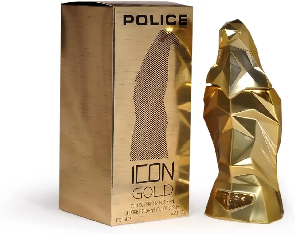 Police Icon Gold Eau de Parfum Spray for Men, 125 ml