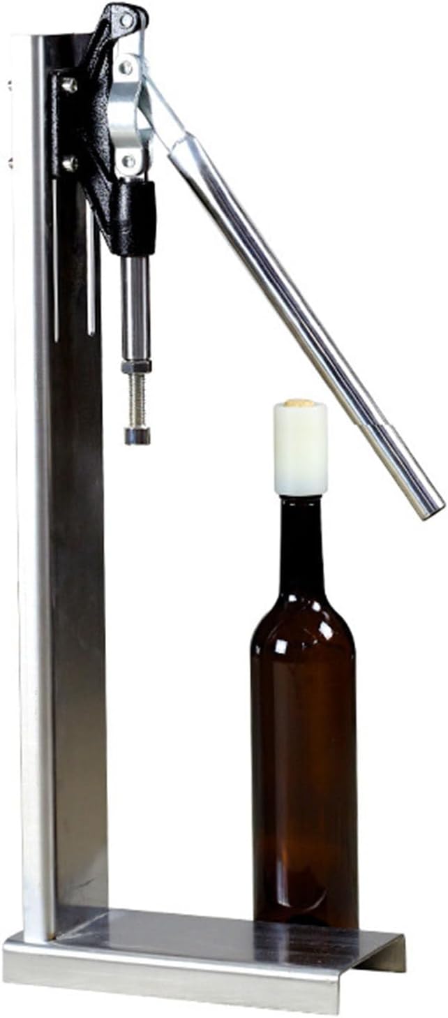 Wine Bottle Corking Machine Sealing Machine Cork Capping Machine Sealing Equipment is Suitable for Wine Red Wine Bottles,M,Small