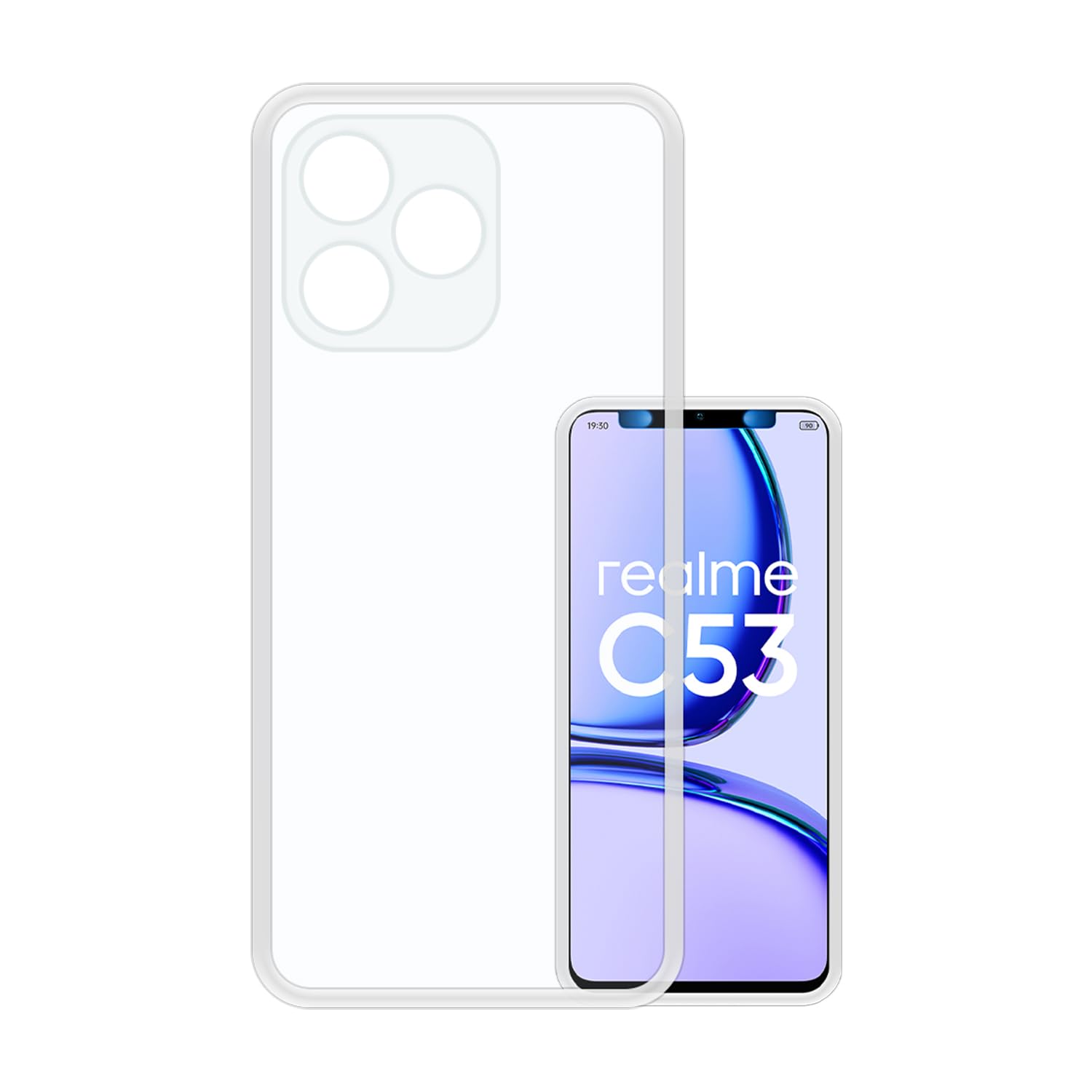 VIDO Transparent Back Case Cover for Realme C53 (Soft & Flexible & Camera Protection Back Case) (B0CCYMV7C1) Amazon Price History, Amazon Price Tracker