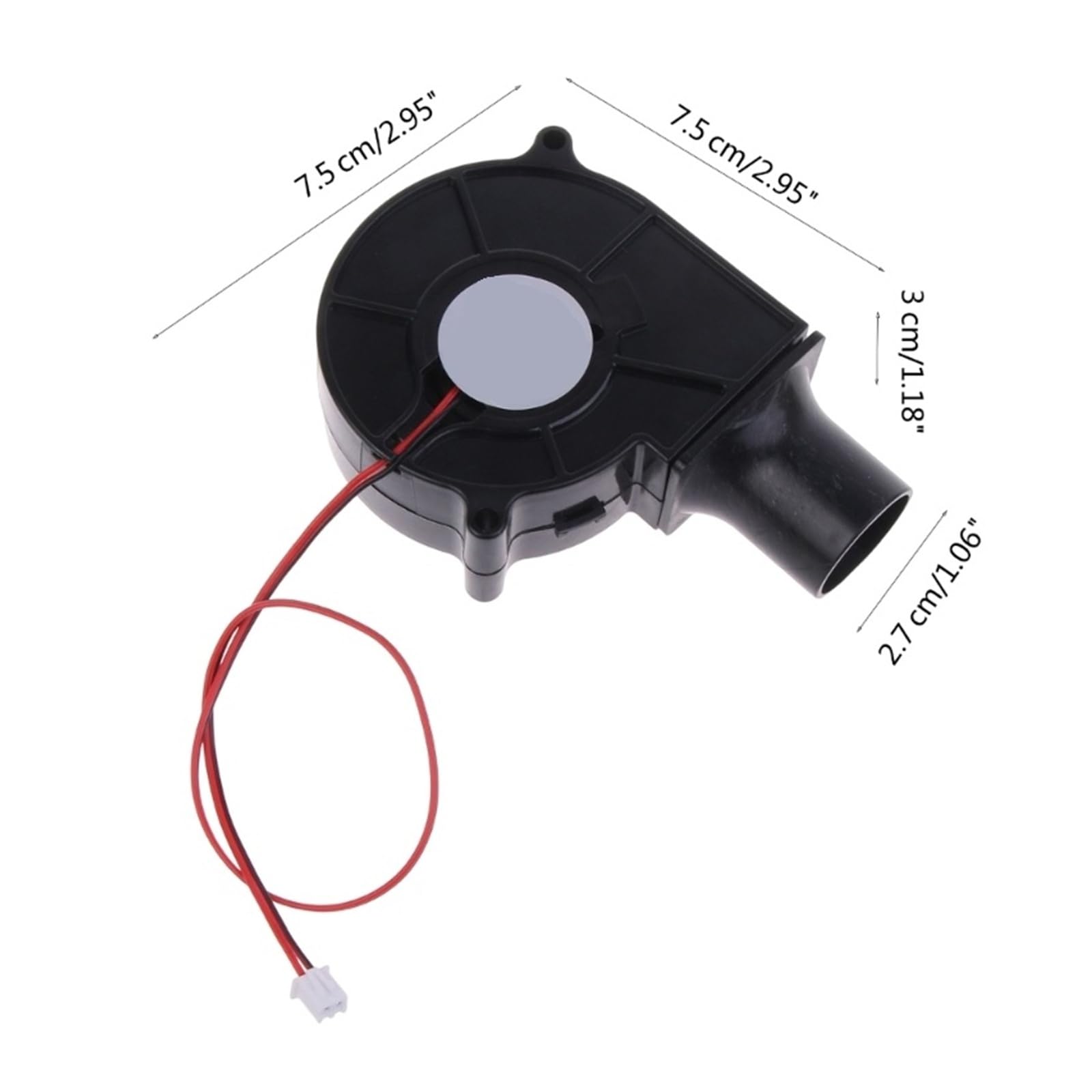 Ventilatore for Barbecue, Ventilatore for Fusione di Metallo, Tubo dell'Aria da 27 mm for Barbecue, Picnic, Campeggio, fornelli