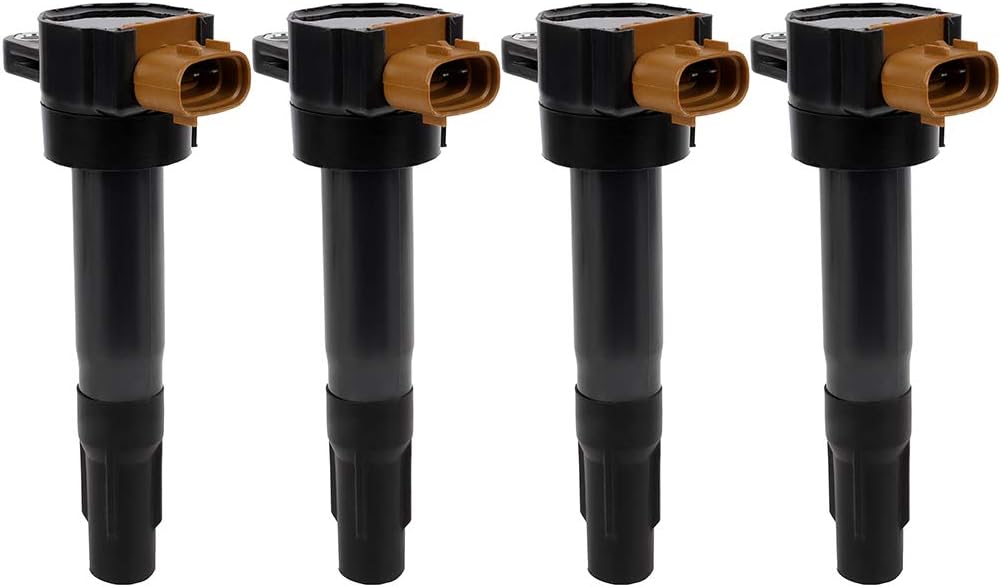 52-2144, E1134, 5C1789 Ignition Coil Coils Pack Compatible for Suzuki Swift 1.6L 2013-2014,for Swift 1.5L 2007-2011,for Swift 1.4L 2012-2014,for Grand Vitara 2.4L 2009-2013 set of 4