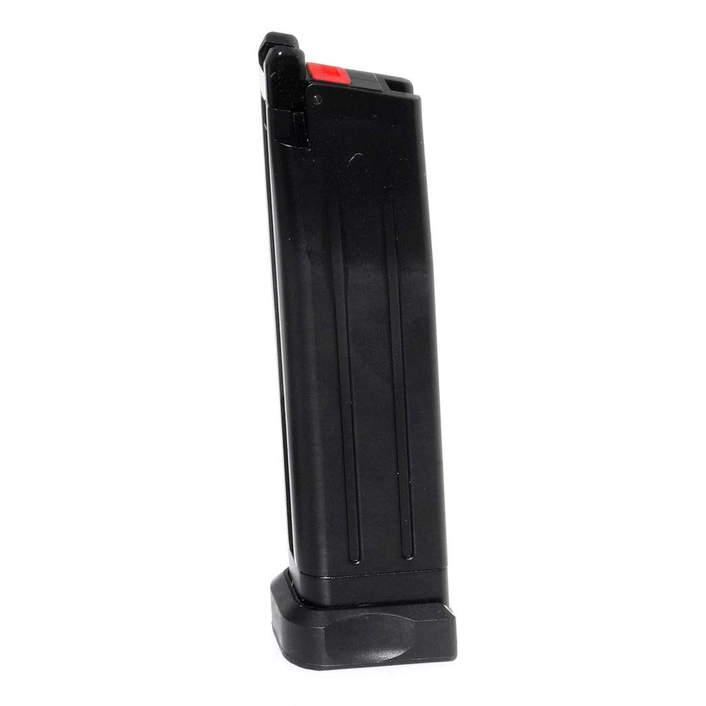 Airsoft Softair Teile EMG STI™ 2011 DVC3 30rd Gas Magazin für Army R501 R601 / KJ KP-05 / Zeon/EMG SAI STI TTI/AW/WE/Tokyo Marui Hi-Capa GBB Pistole Schwarz