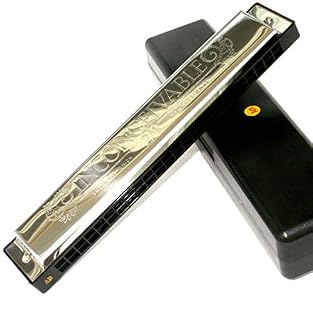 Professional quality harmonica made by Swan Tuned in A Minor key A beautiful sound Comes in a hard plastic protective case 24 holes 48 tones