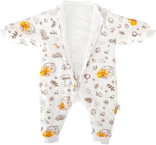 Miniatura 2 de Saco de dormir para bebé con pies 1.5tog Otog Otoño Invierno Manta Ponible Camisones, León