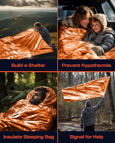 PREPARED4X-Mylar-Blankets-8-Pack-Waterproof-Emergency-Blanket-Rip-and-Tear-Resistant-Survivalist-Gear-Emergency-Thermal-Blanket-for-Outdoor-Survival