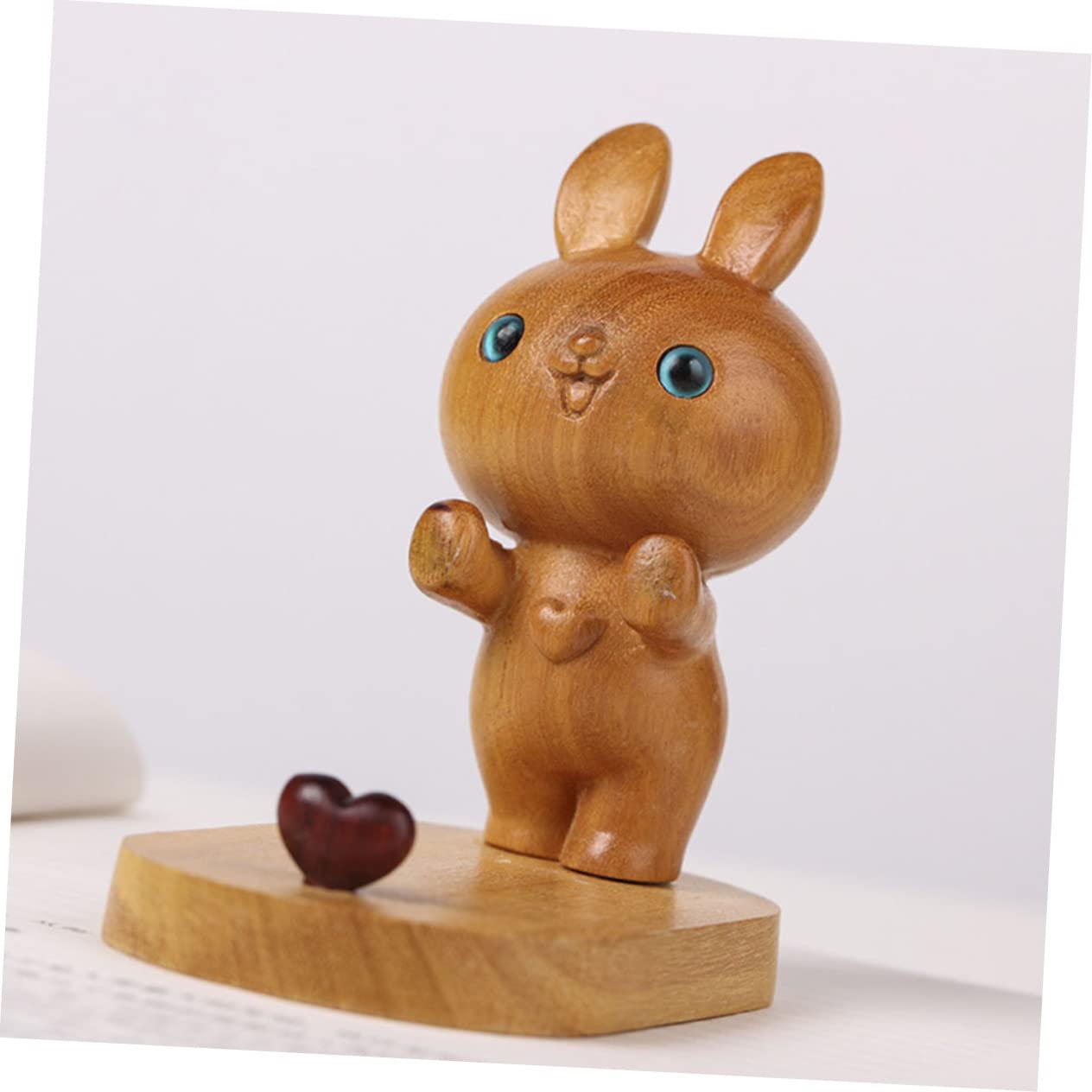 HEMOTON 4pièces Support De Téléphone Forme De Lapin Décoratif Et Adorable Support Mobile pour Bureau Accessoire Pratique pour Smartphone avec Base Stable