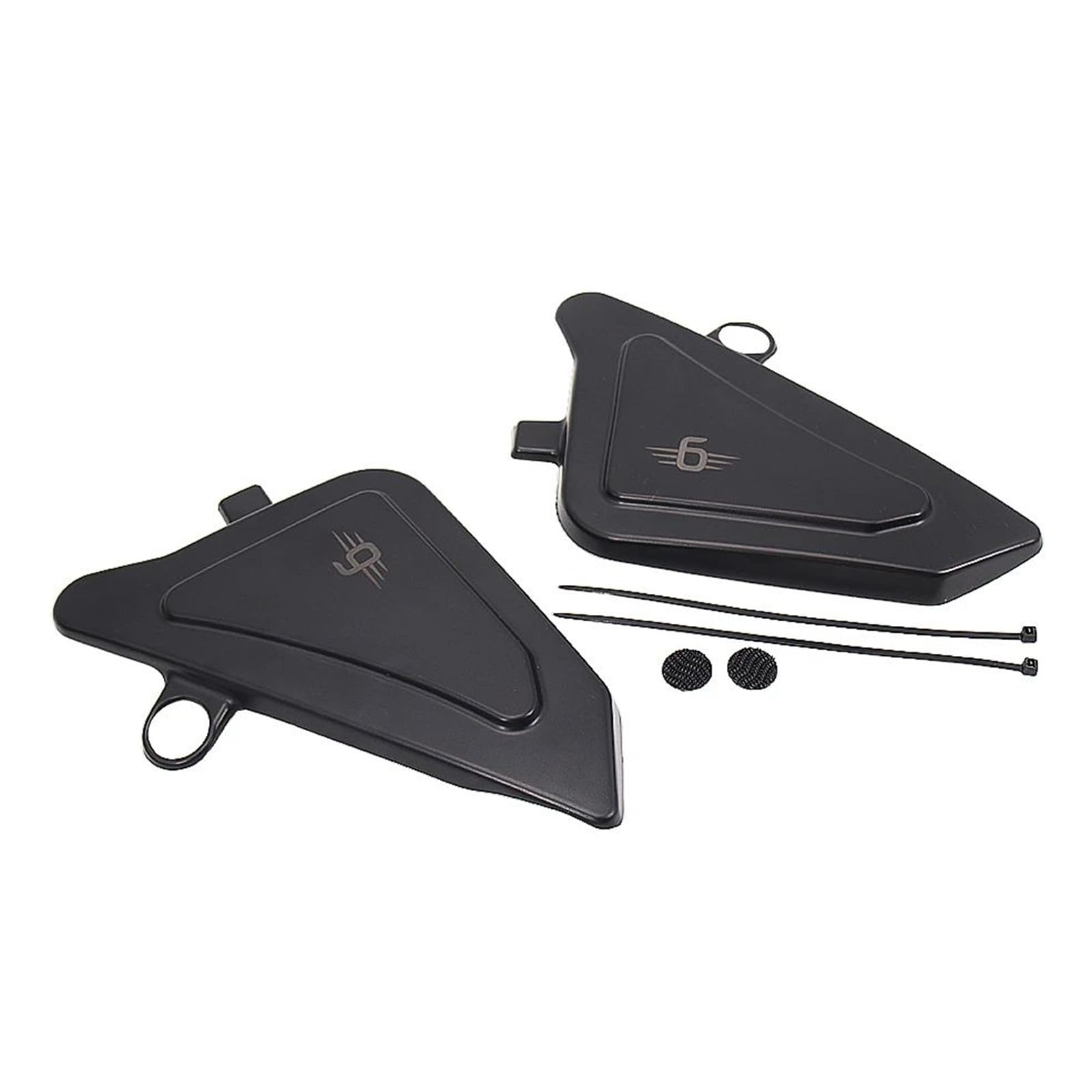 Paneles de alerón lateral delantero de motocicleta, cubierta de paneles laterales de marco de bicicleta, cubiertas de carenado, placas de plástico para tanque de motor, se adapta a B&MW K1600B K1600 B