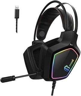 سماعة رأس للألعاب اس تي ستاندارد GM-08، لون أسود