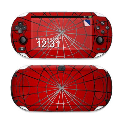 Webslinger Design Protective Decal Skin Sticker (High Gloss Coating) for Sony Playstation PS Vita Handheld