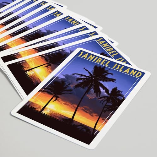 Baraja de póker Lantern Press Sanibel Island 52 cartas miniatura 5