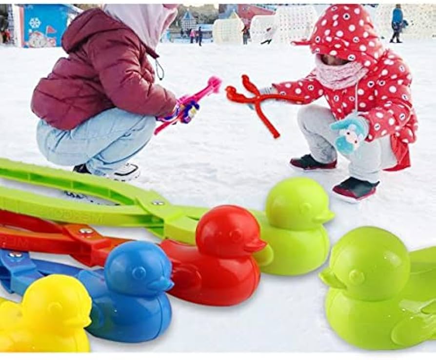 Amazon | #N/A 雪玉づくり アヒル形 子供 雪だま製造機 スノーボール