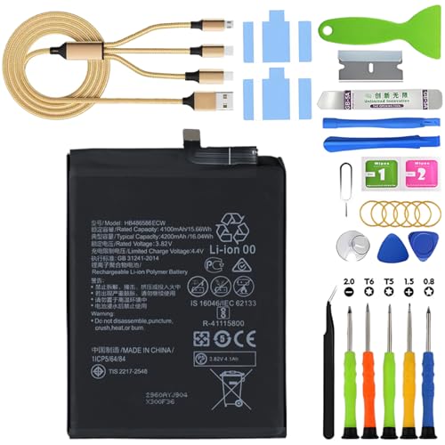 Batterie Lithium-Polymère HB486586ECW 4200 mAh pour Huawei P40 Lite