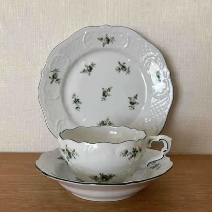 リンドナー　カップソーサー　ケーキ皿　セット リンドナー カップソーサー ケーキ皿 セット 陶芸