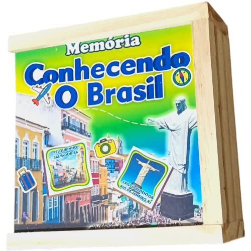 Memória Educativo Conhcendo O Brasil 40 Pçs Pontos Turísticos