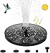 Produktbild Ukphail Solar Springbrunnen, Solar-Teichpumpe Garten Wasserpumpe mit 1.4W Solar Panel Brunnen, 6 Effekten Solar-Wasserpumpe, Solar-Schwimmbrunnenpumpe für Gartenteich, Pools, Fischbehälter, Vogelbad