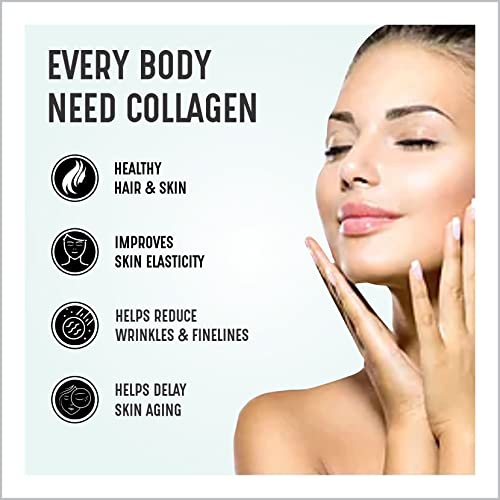 Organicoslim Marine Collagen Powder with Vitamin C & Hyaluronic Acid | For Hair and Skin Health | Metabolism Booster and for Muscle Health | 250 gm - Image 5