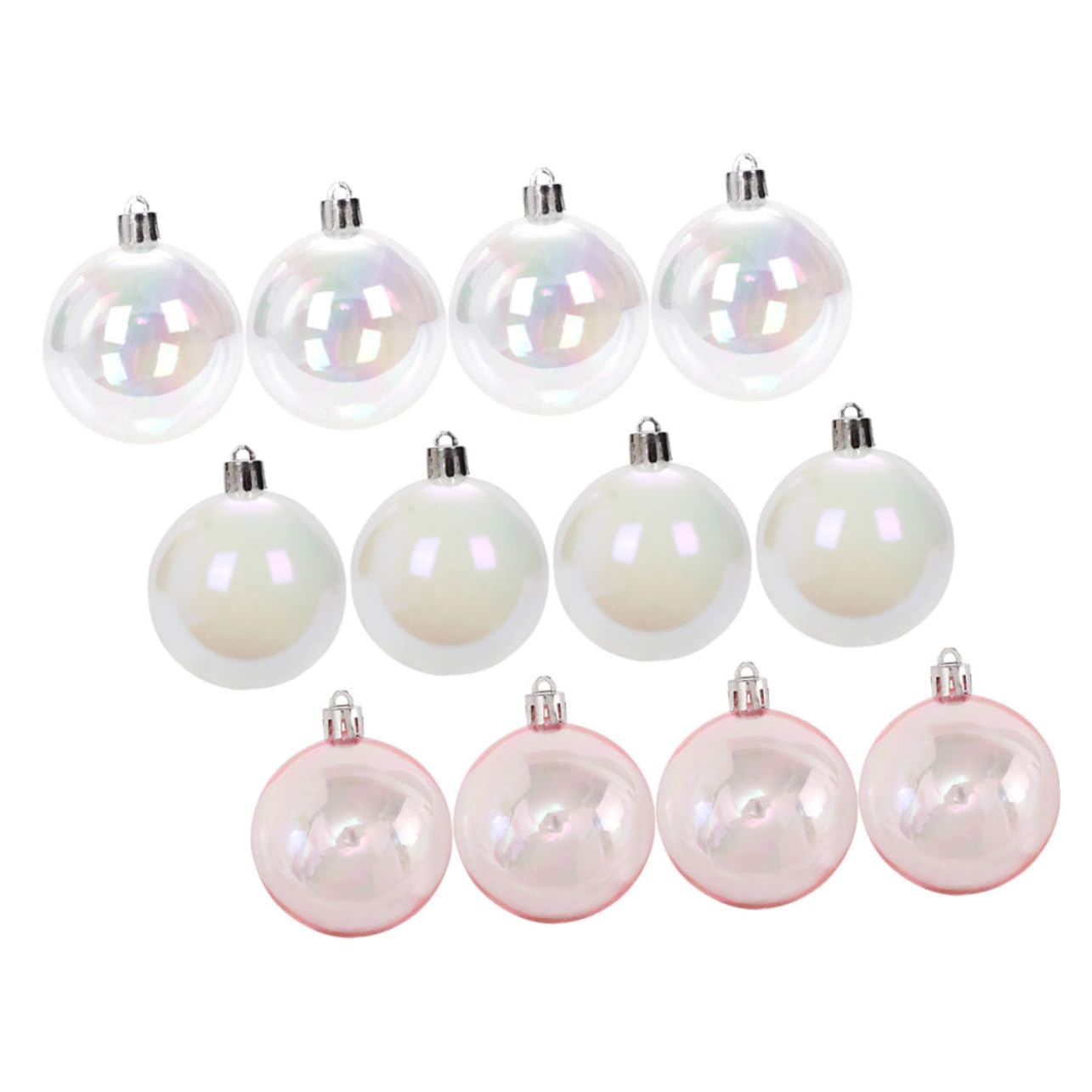 Gatuida 24piezas Adornos Colgantes De Navidad Transparentes para Árbol Bodas y Accesorios De Fiesta para Un