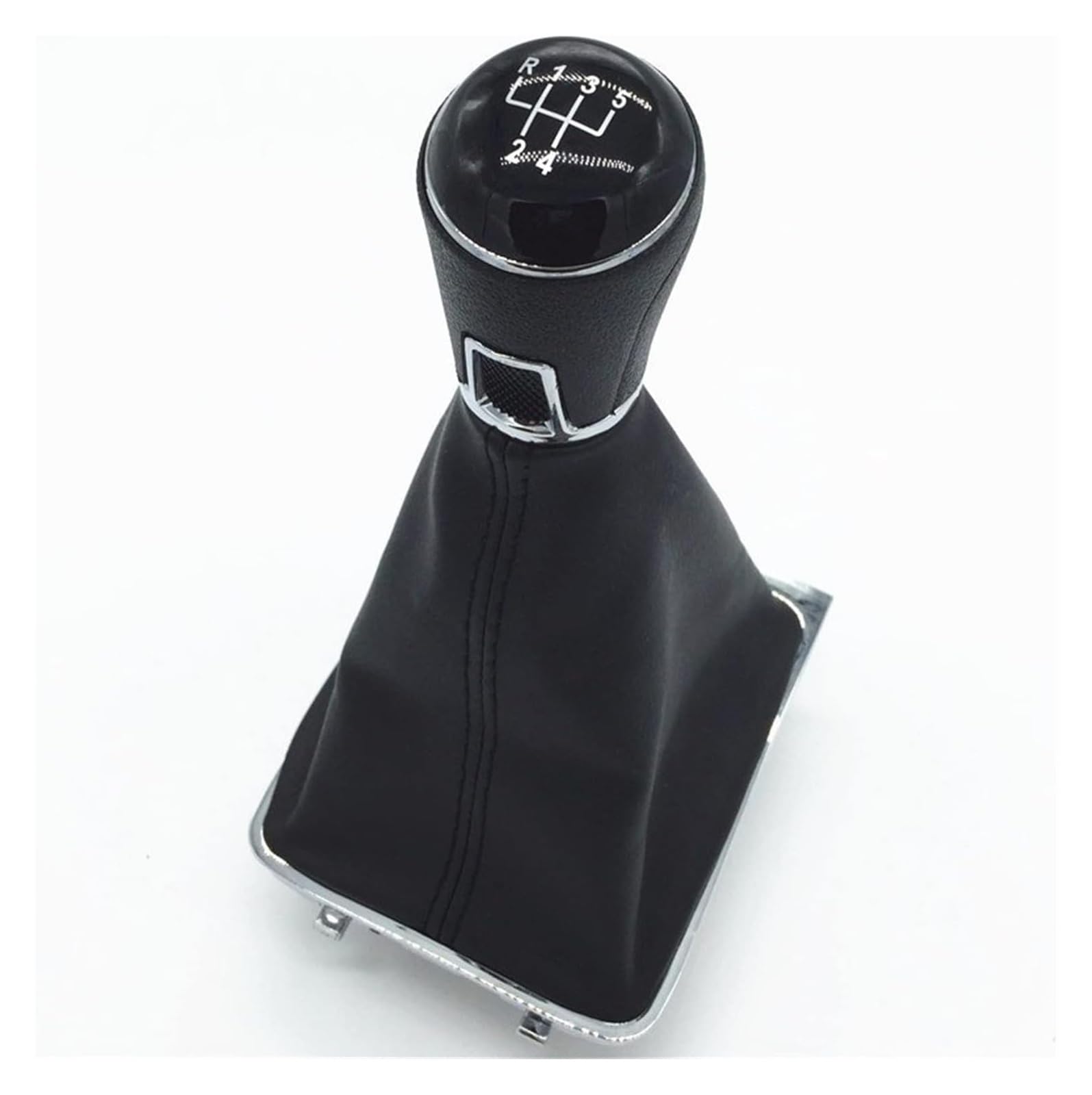 FNCVTM Car Gear Knob for VW for Passat B7 2011-2015 Manual 5 6 Speed Car Styling Gear Shift Knob Pen Gaiter Boot Cover Case Collar(Combo 5 Speed)