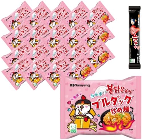 （04:30時点） [ ブルダック 公式] ブルダック炒め麺 袋麺 旨辛 韓国グルメ/インスタント麺 ラーメン 辛麺 激辛 大容量 箱買い HALAL FOOD