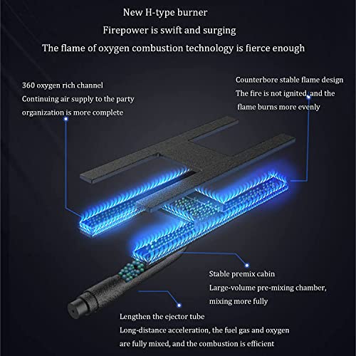 Professionelle kommerzielle Doppeltank-Gasfritteuse, Edelstahl-Restaurant-Küche-Tischplatten-Pommes-Fritteuse, Outdoor-Camping-tragbare Propan-LPG-Fritteuse, Friteuse mit Korb und Deckel – Bild 6