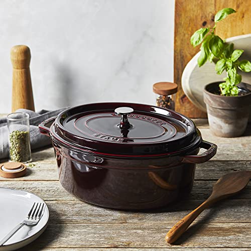 STAUB Cocotte, Gusseisen Bräter, 33 cm, 6,7 L, Induktion, Made in France – Ansicht 6