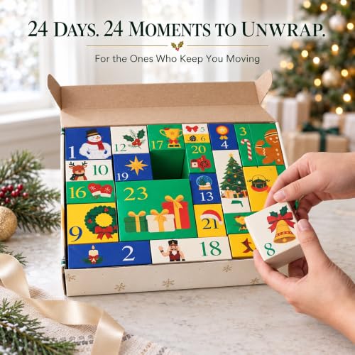 Gleemoria Fitness Advent Calendar 2026, 24-Day Christmas Countdown Gift - image 8