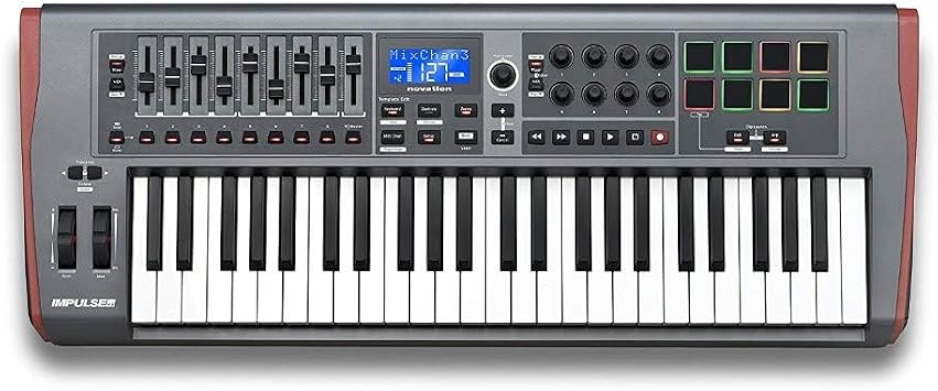 NOVATION MIDI Keyboard/Controller, 49 Keys, IMPULSE 49