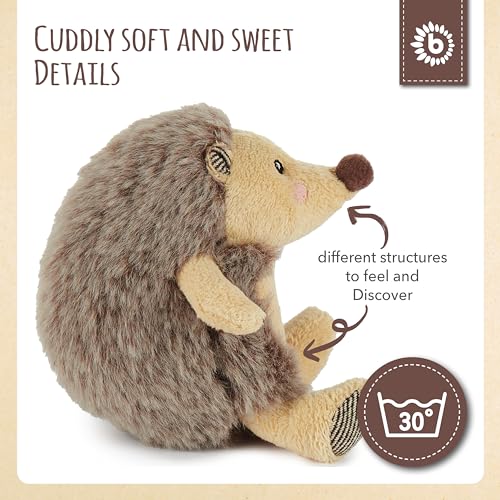 Bieco Plush Toy Hedgehog Baby with Rattle, Hedgehog Piksi - Image 4