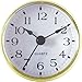 2-3/4" White Arabic Dial Clock Insert