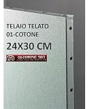 Telai Telati 01/ Cotone, Tela Montata a Chiodi, Ref. 563, Grana Fine, Cotone 100%