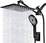 Shower Head,10 Inch High Pressure Rain Shower Head with Handheld Spray Combo, Adjustable Dual Rainfall Shower Head - Showerhead Comb Set with...