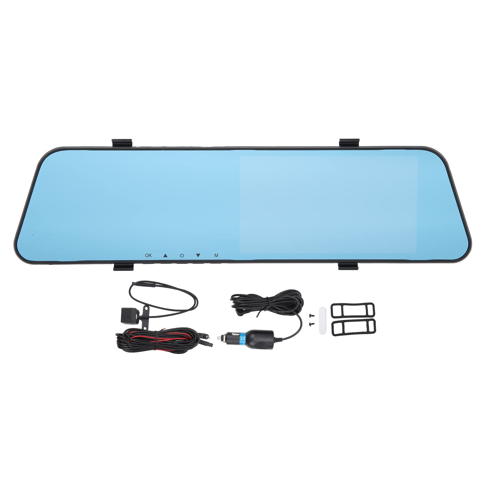 Dash cam a doppio obiettivo da 5,5 pollici, touchscreen Full HD 1080P (Con scheda di memoria da 16 g)