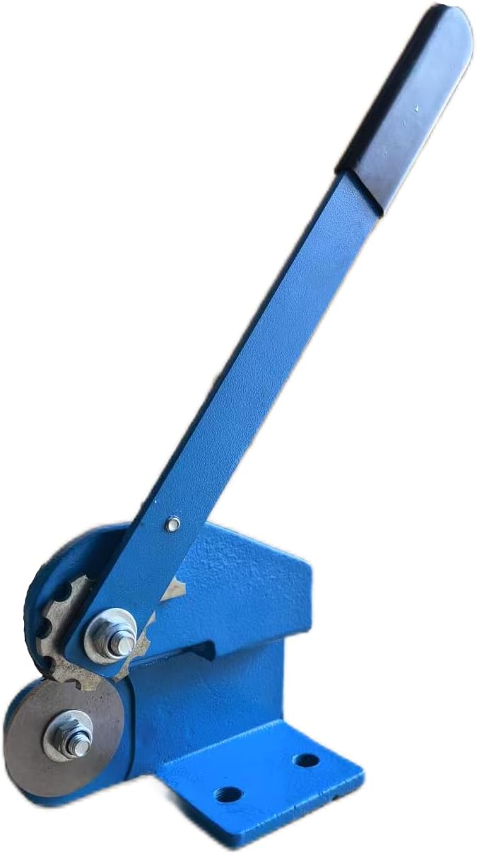 Mini Sheet Metal Cutter,MMS-1 Throatless Sheet Metal Shear, 16Ga Capacity Rotary Metal Cutting Shear