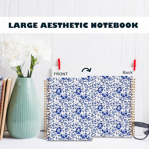 Notebook A5 ligné BearCake avec couverture rigide spirale pour le bureau et les cours