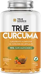 Kit 2X: Cúrcuma 500mg True Source 60 Cápsulas
