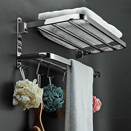 Rack de serviette en acier inoxydable CRODY pour une salle de bain ordonnée et chaleureuse