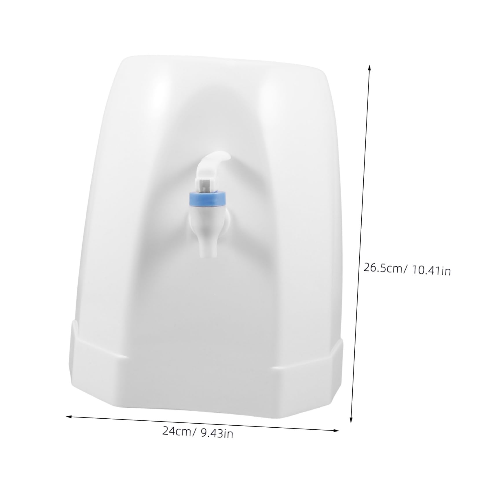 Tofficu Wasserspender und Vielseitigem Design Tisch aus Kunststoff Kleiner Kompakter mit Einfachem Wasserzugang in Elegantem Weiß für Schreibtisch und Outdoor Anwendung