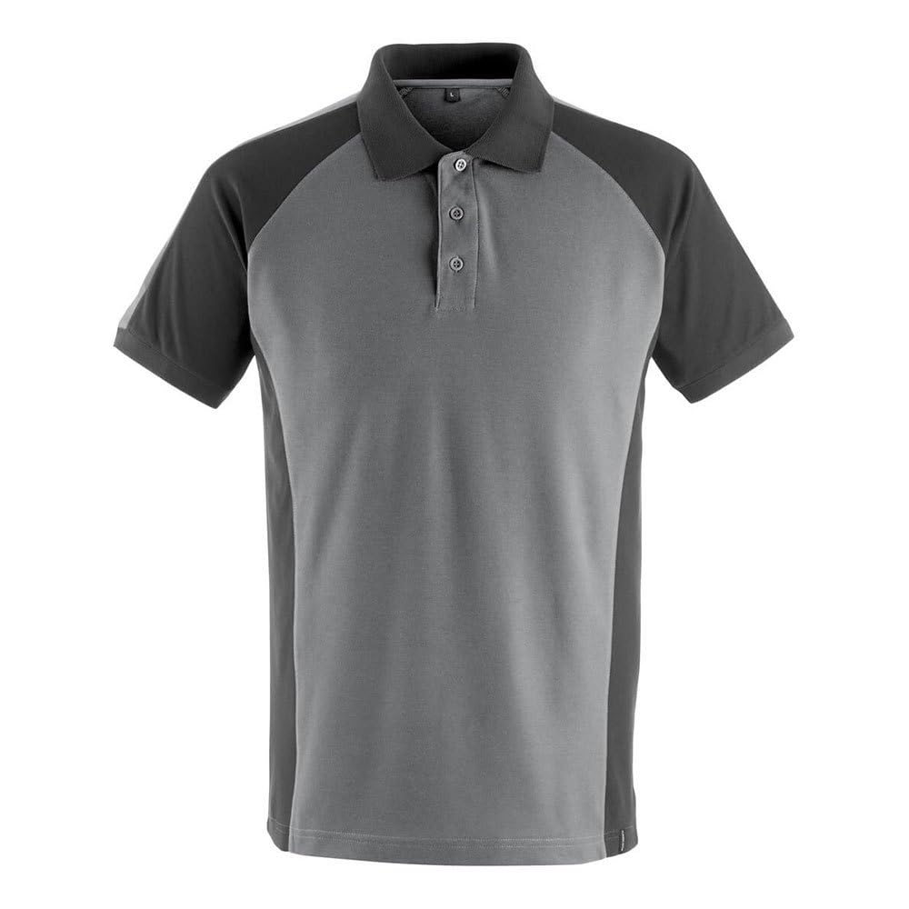 Mascot 50569-961-88809 Unique Bottrop Premium Performance Moderne Passform Polo-Shirt, Anthrazit/Schwarz, L Größe
