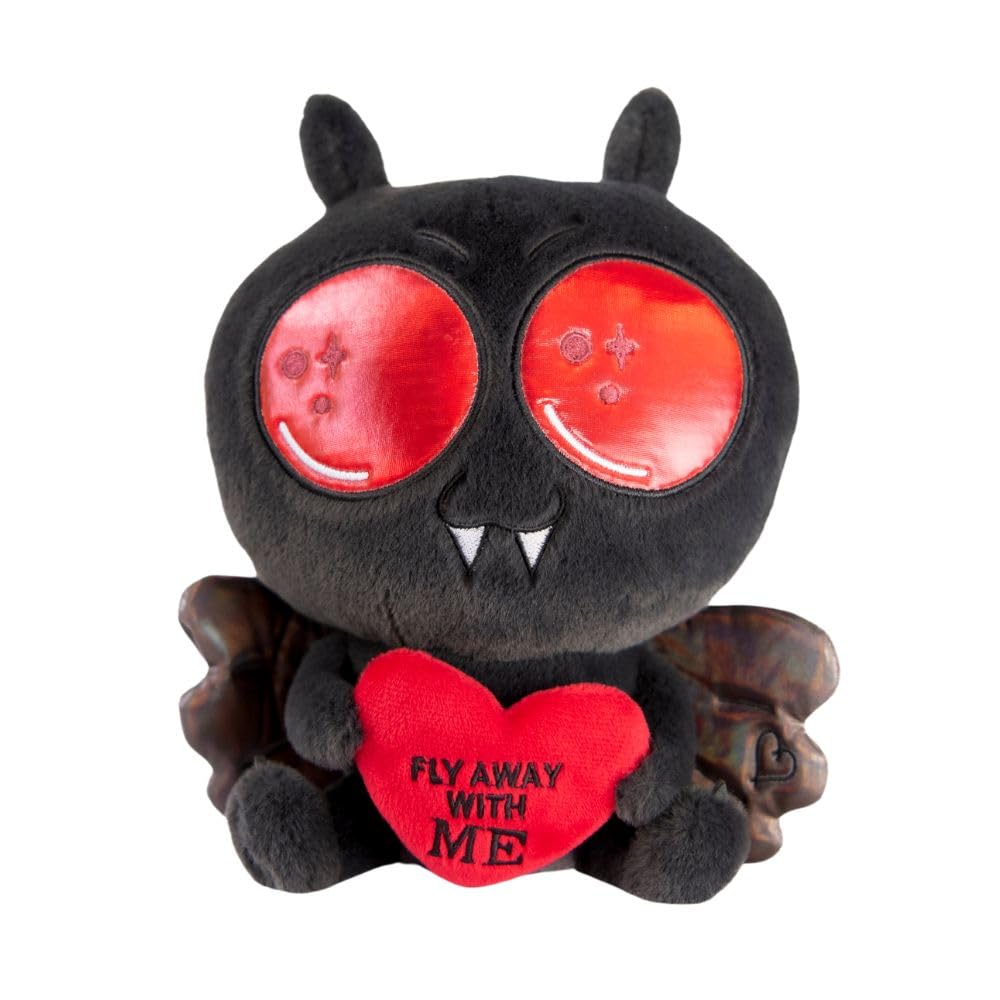 Punchkins Mothman Plushie - Fly Away with Me Sassy Valentine's Day Plush, Gift for Couple (Girlfriend, Boyfriend, Wife, Husband), Plush Toy for
