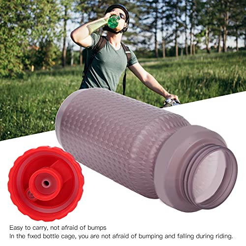 Squeeze Water Bottles, PP5 Food Grade Silicone Camelback Bottles Alta transmissão de luz Resistência