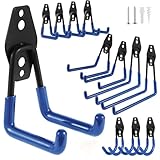 ZexHok Stahl-Garagenhaken, Wand-Werkzeug-Organizer, 12 Stück...