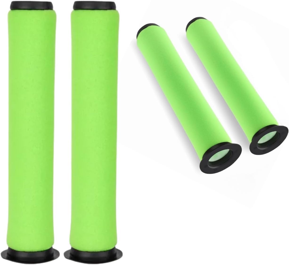 Pack 2 Compatible Gtech Air Ram Filters for MK2 & MK2 K9 | Gtech Spares Replacement Long Washable Cone Stick Filters for Cordless Vacuum Cleaners.